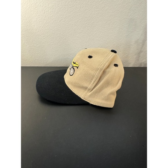 OTTO Baseball Cap Mens One Size Beige Black Cotton Embroidered Motorcycle Logo - Picture 3 of 7